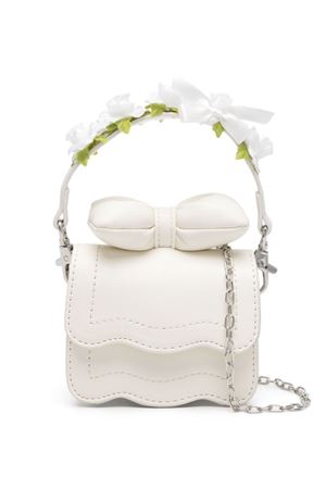 Rose,Appliqué Mini Bag MONNALISA KIDS | 39E00350830099